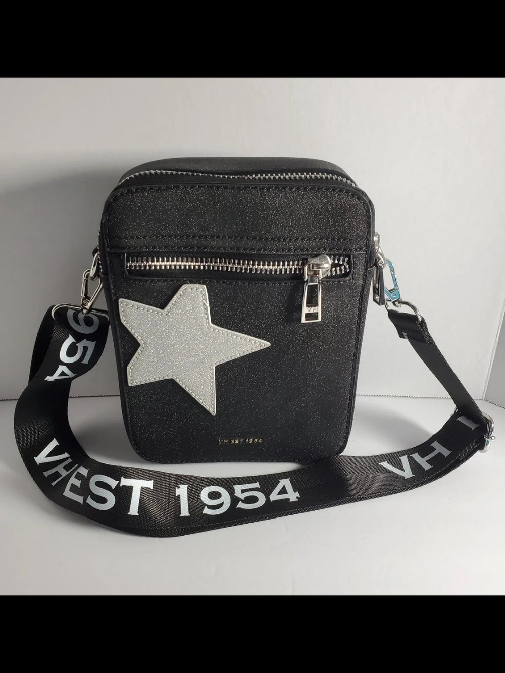 Vintage Havana Rocker Crossbody Bag.